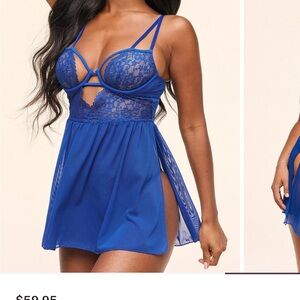Rae Blue Babydoll